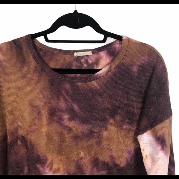 Smoke & mirrors women’s long sleeve brown tie-dye‎ - Picture 7 of 8